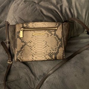 Michael Kors snakeskin purse
